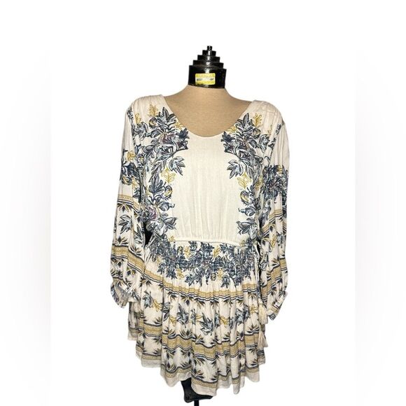Free People Moonlight Drive Mini Peasant Dress Boho Women’s Small - Picture 1 of 10